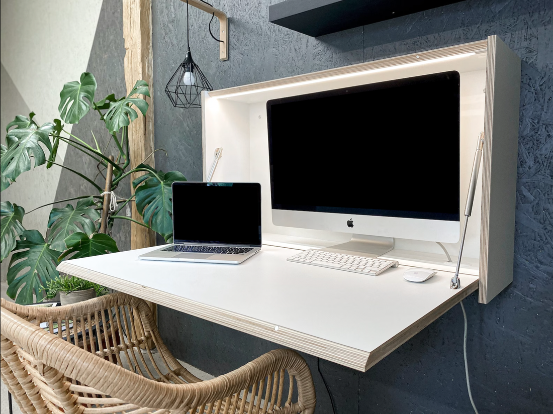 Guide complet : Choisir et installer un bureau mural rabattable