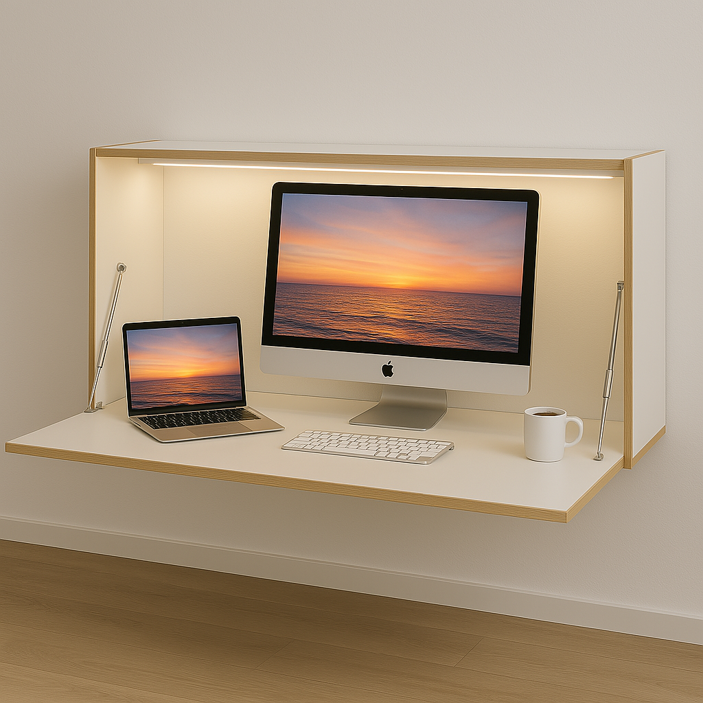The Premium Desk - Wall-mounted desk