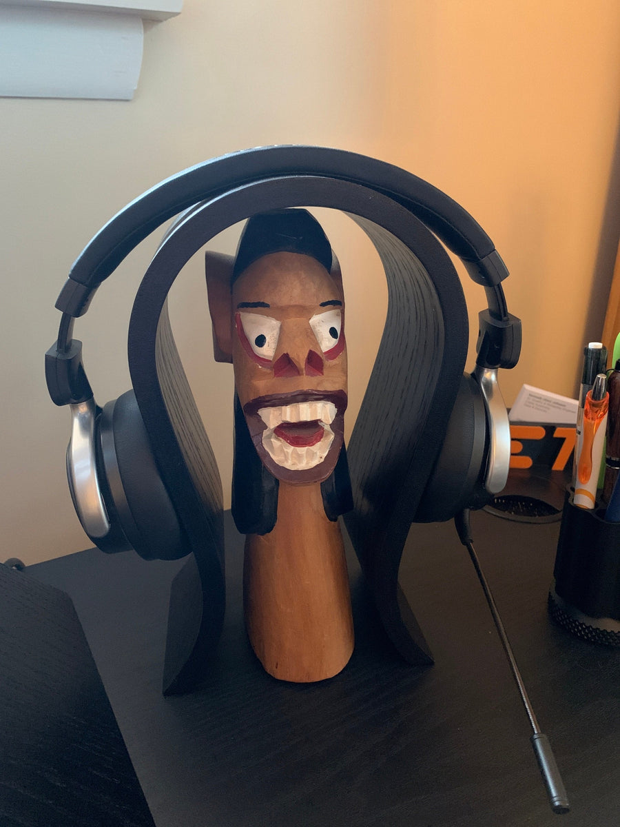 Photo client – Support casque