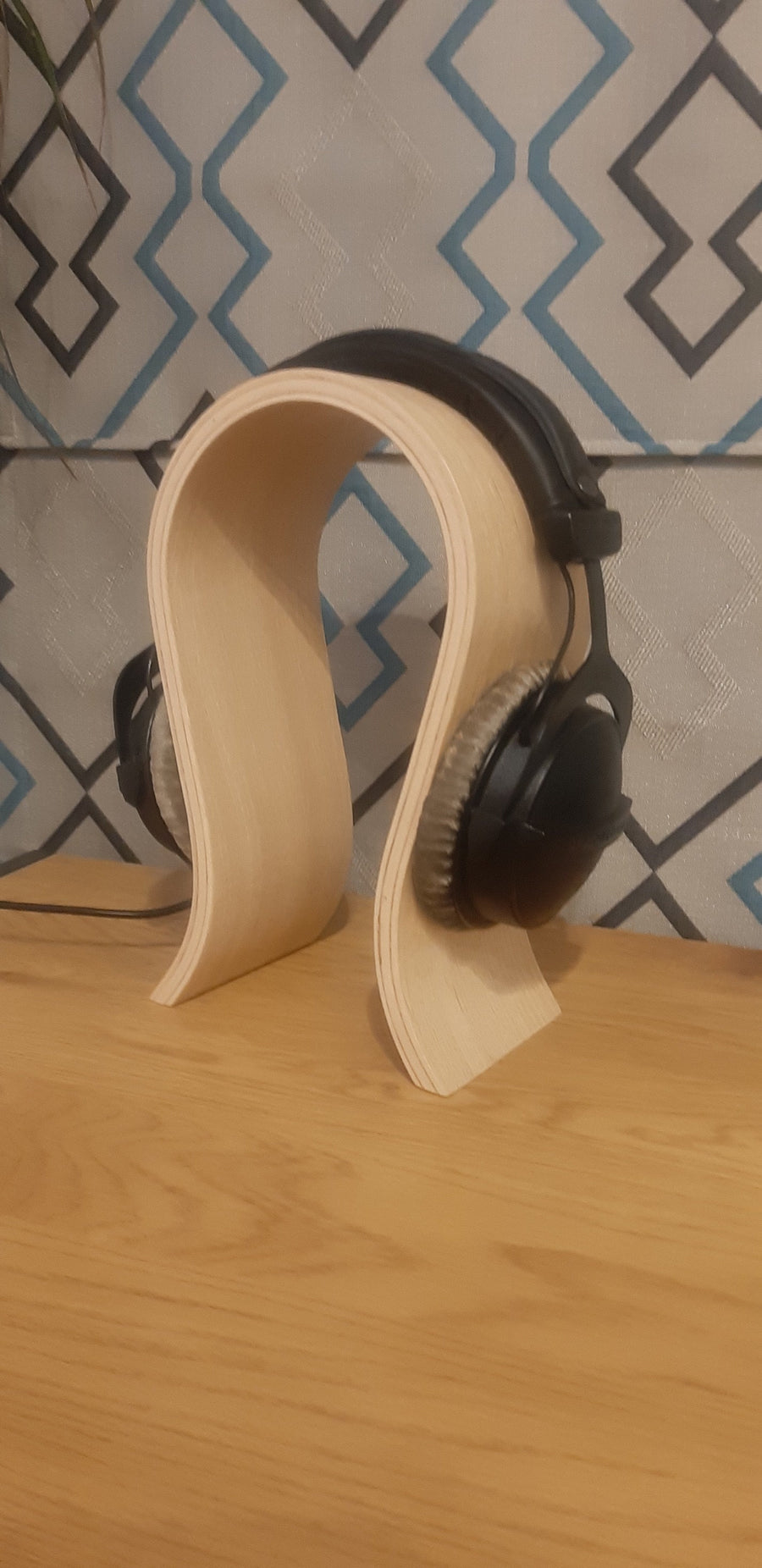 Photo client – Support casque