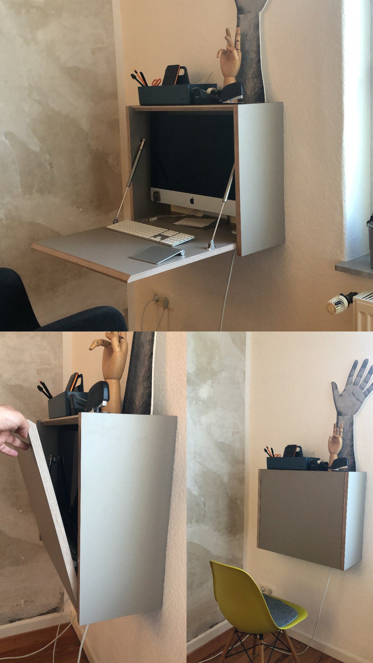 Photo client – Medium – Bureau escamotable