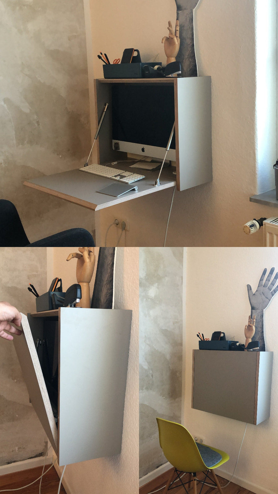 Photo client – Medium – Bureau escamotable