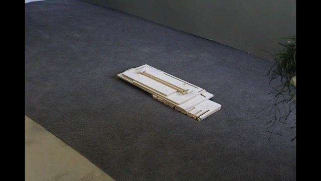 Easy Desk - Small - Birch wood wall desk