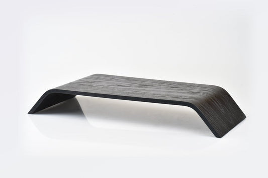 Wooden Computer Monitor Stand - Black
